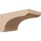 Ekena Millwork 6"W x 12"D x 6"H Wide Legacy Rough Cedar Woodgrain TimberThane Corbel, Primed Tan CORUR06X12X06LGYRCPR - alternate 1